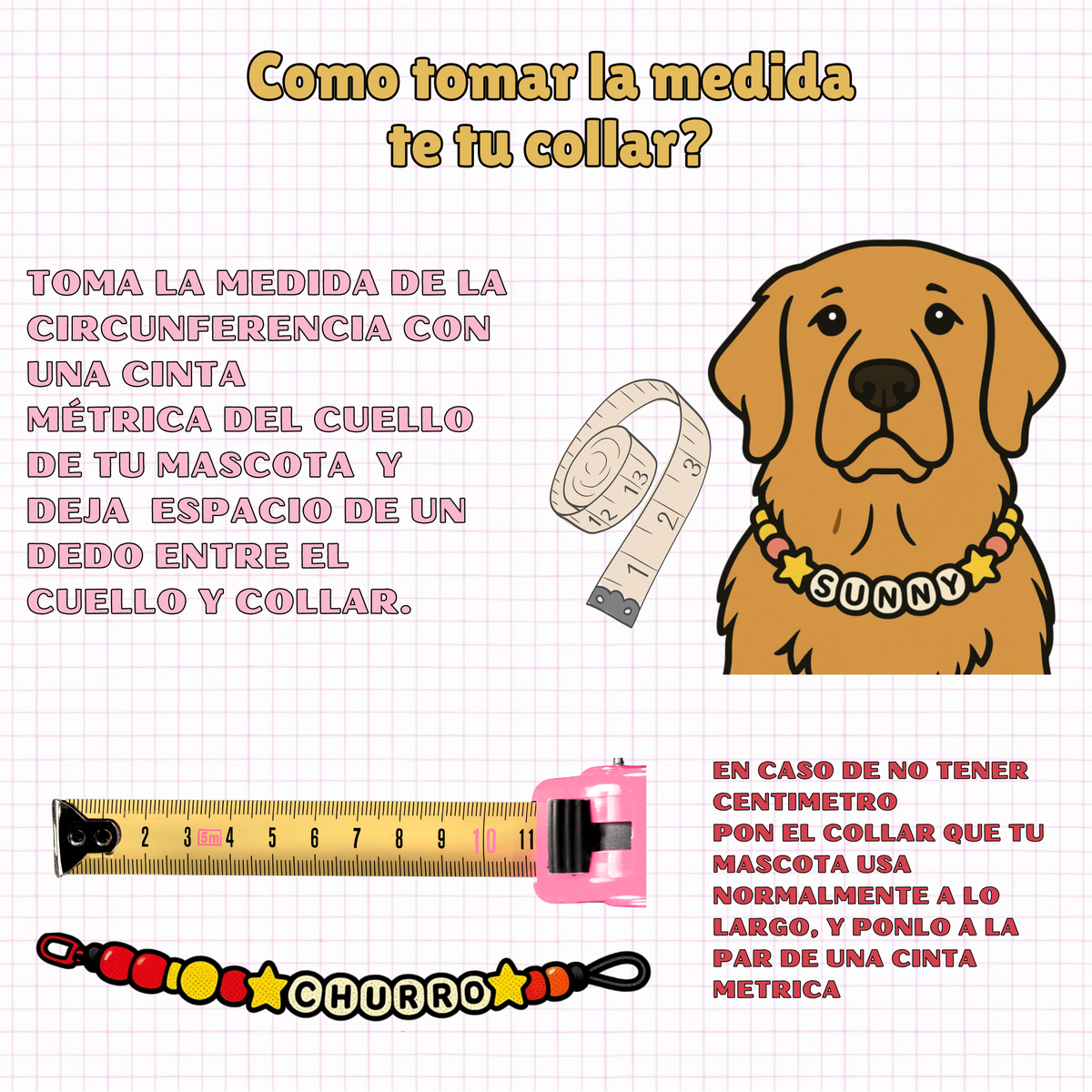COLLAR CUENTAS PERSONALIZADO